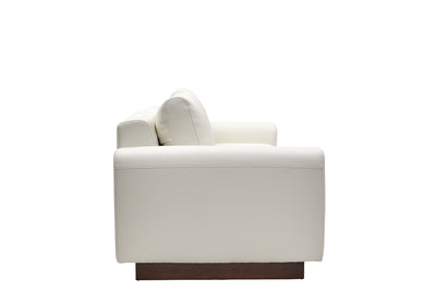product image for Cha Cha Leather Sofa in Iceberg 55