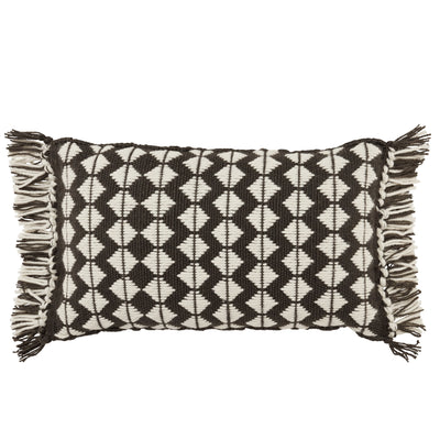 product image of Chesa Perdita Indoor/Outdoor Black & Ivory Pillow 1 538