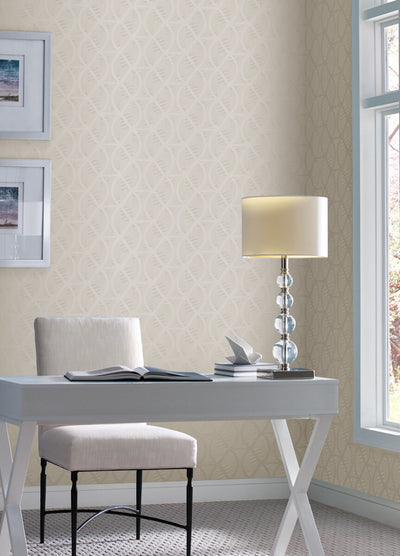 product image for Opposites Attract Cream Wallpaper from the Modern Artisan II Collection by Candice Olson 4