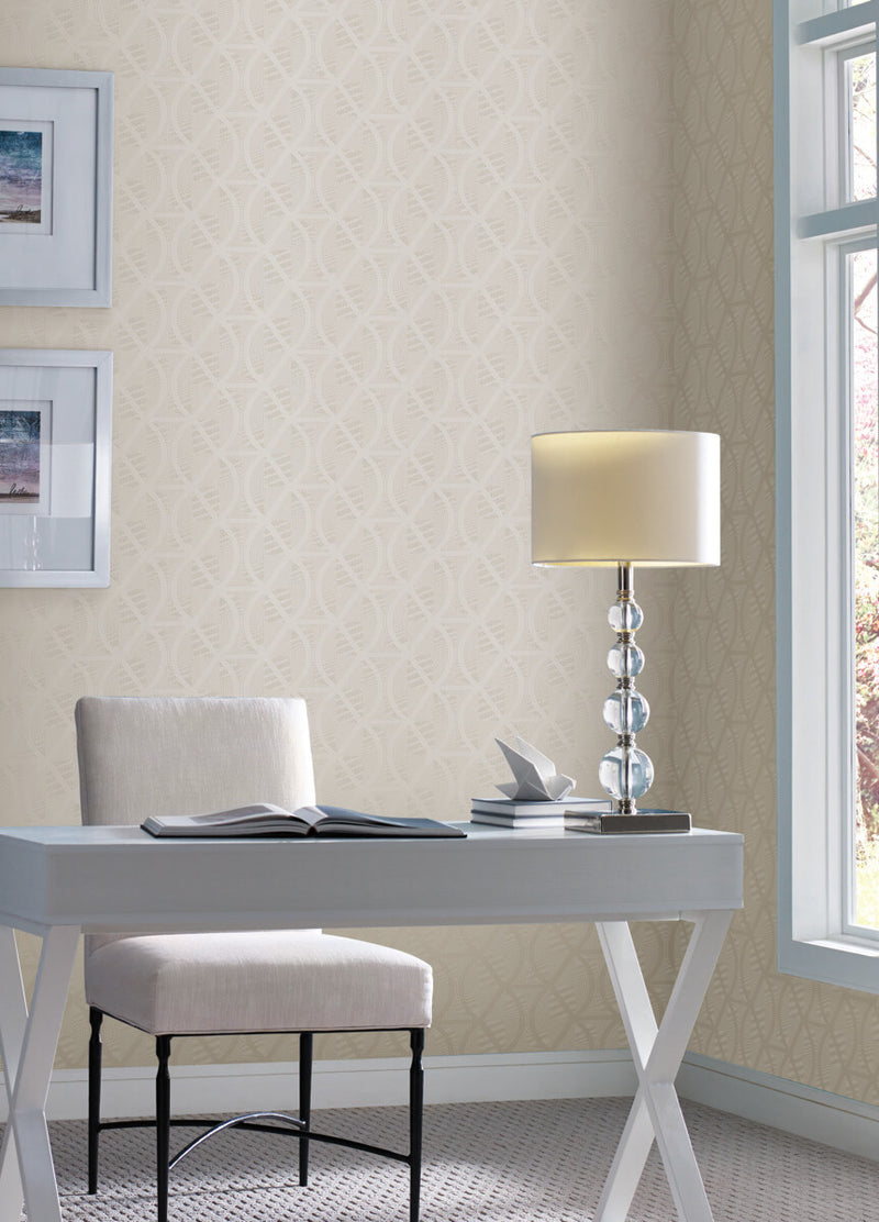 media image for Opposites Attract Cream Wallpaper from the Modern Artisan II Collection by Candice Olson 275