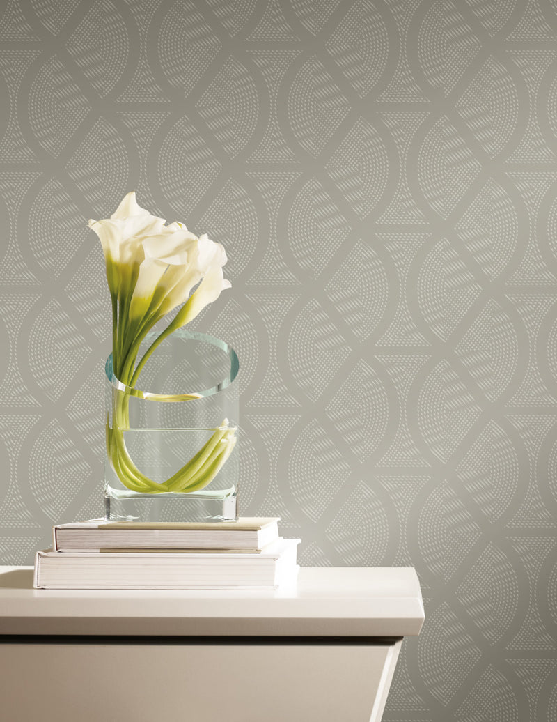 media image for Opposites Attract Cream Wallpaper from the Modern Artisan II Collection by Candice Olson 217