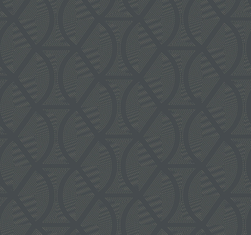 media image for Opposites Attract Dark Grey Wallpaper from the Modern Artisan II Collection by Candice Olson 245