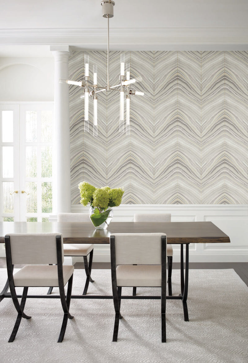 media image for Onyx Strata Beige Wallpaper from the Modern Artisan II Collection by Candice Olson 281