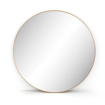 product image for Bellvue Round Mirror In Polished Brass 35