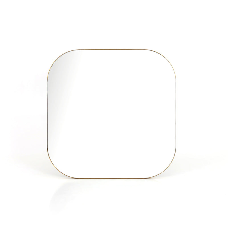 media image for Bellvue Square Mirror In Brass 24