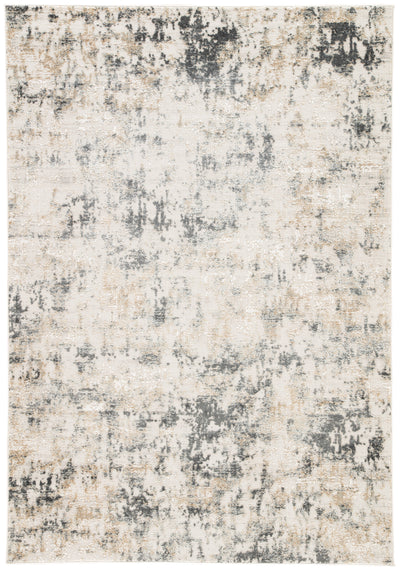 product image of Arvo Abstract White & Dark Gray Area Rug design by Jaipur Living 592