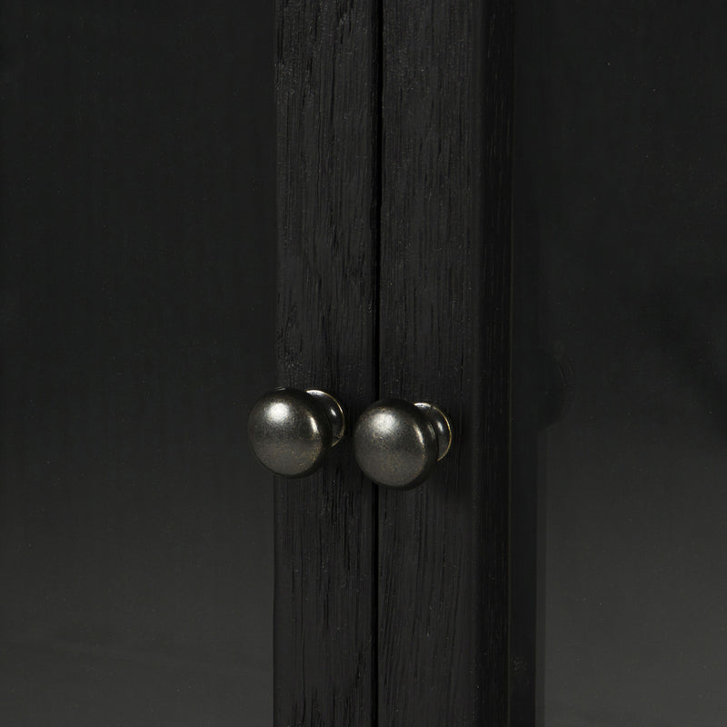 media image for Spencer Curio Cabinet In Drifted Black 270