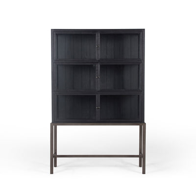 product image for Spencer Curio Cabinet In Drifted Black 93