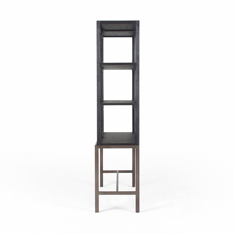 media image for Spencer Curio Cabinet In Drifted Black 253