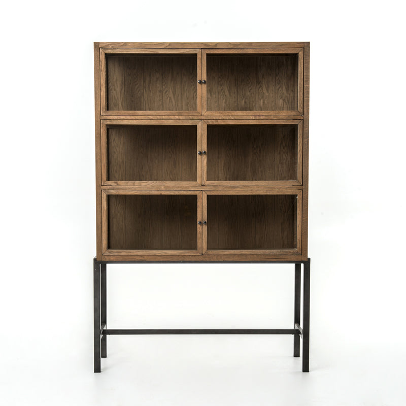 media image for Spencer Curio Cabinet In Drifted Oak 268