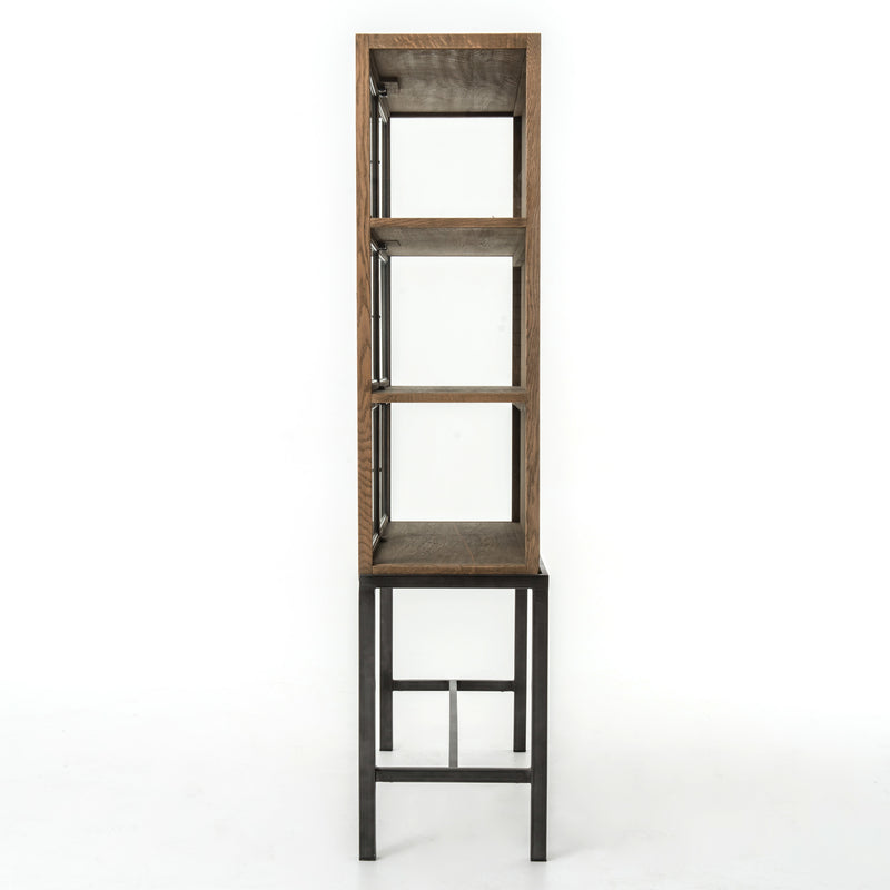 media image for Spencer Curio Cabinet In Drifted Oak 235