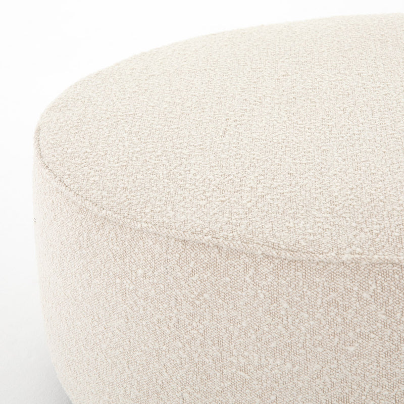 media image for Sinclair Large Round Ottoman by BD Studio 25