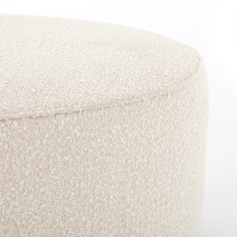 media image for Sinclair Large Round Ottoman by BD Studio 294