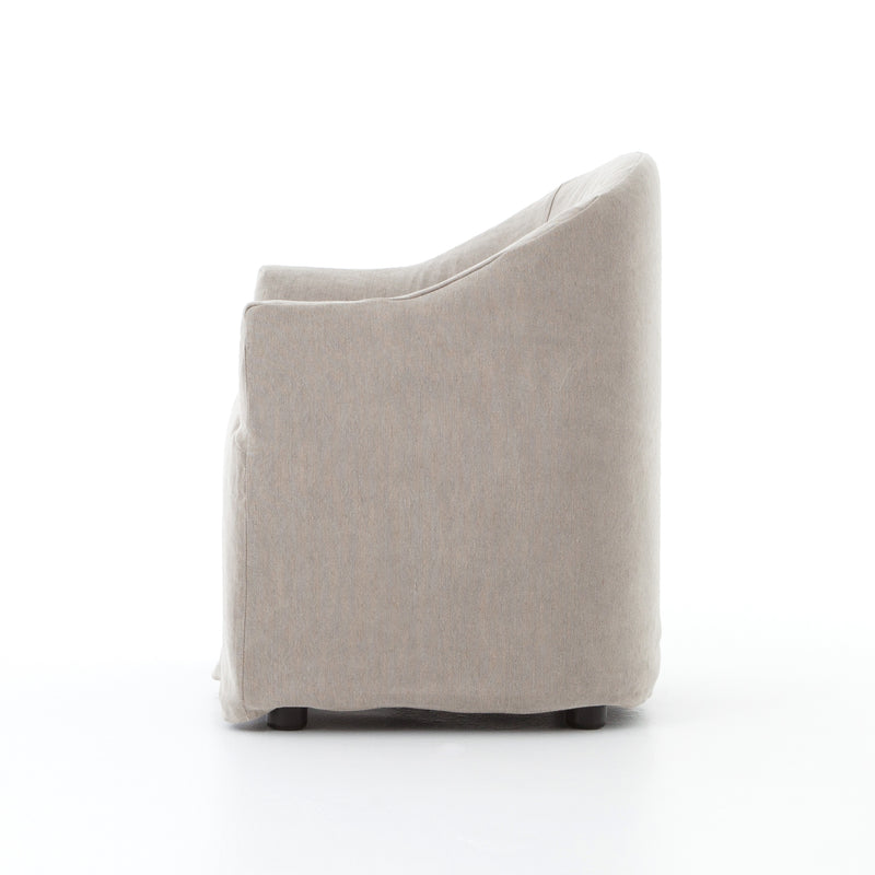 media image for Cove Dining Chair In Heather Twill Stone 27