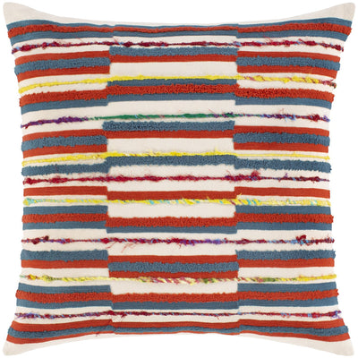 product image of Callie CLI-003 Woven Square Pillow in Burnt Orange & Butter by Surya 580