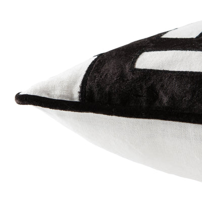product image for cosmic pillow in marshmallow jet black design by nikki chu 4 62