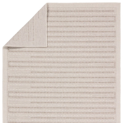 product image for Continuum Theorem Outdoor Striped Taupe Cream Rug By Jaipur Living Rug157315 3 88