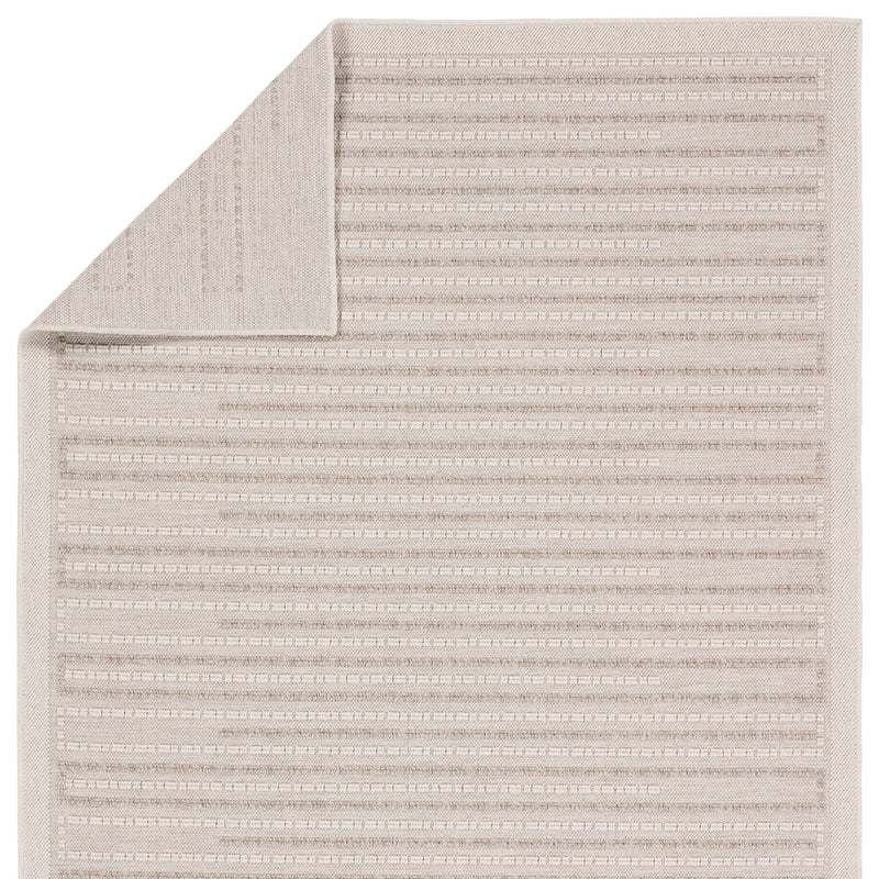 media image for Continuum Theorem Outdoor Striped Taupe Cream Rug By Jaipur Living Rug157315 3 251