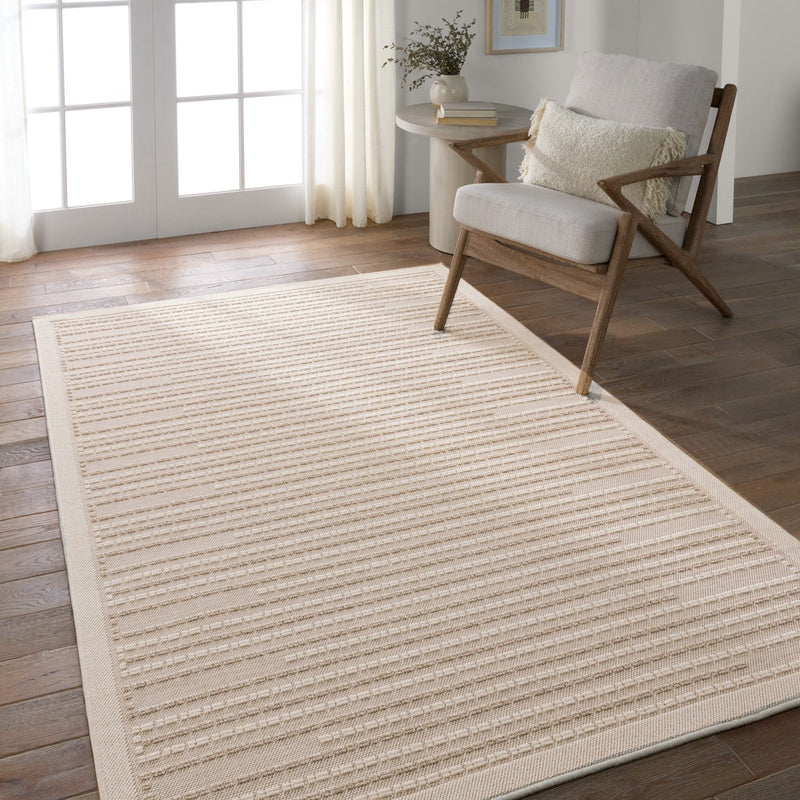 media image for Continuum Theorem Outdoor Striped Taupe Cream Rug By Jaipur Living Rug157315 7 288