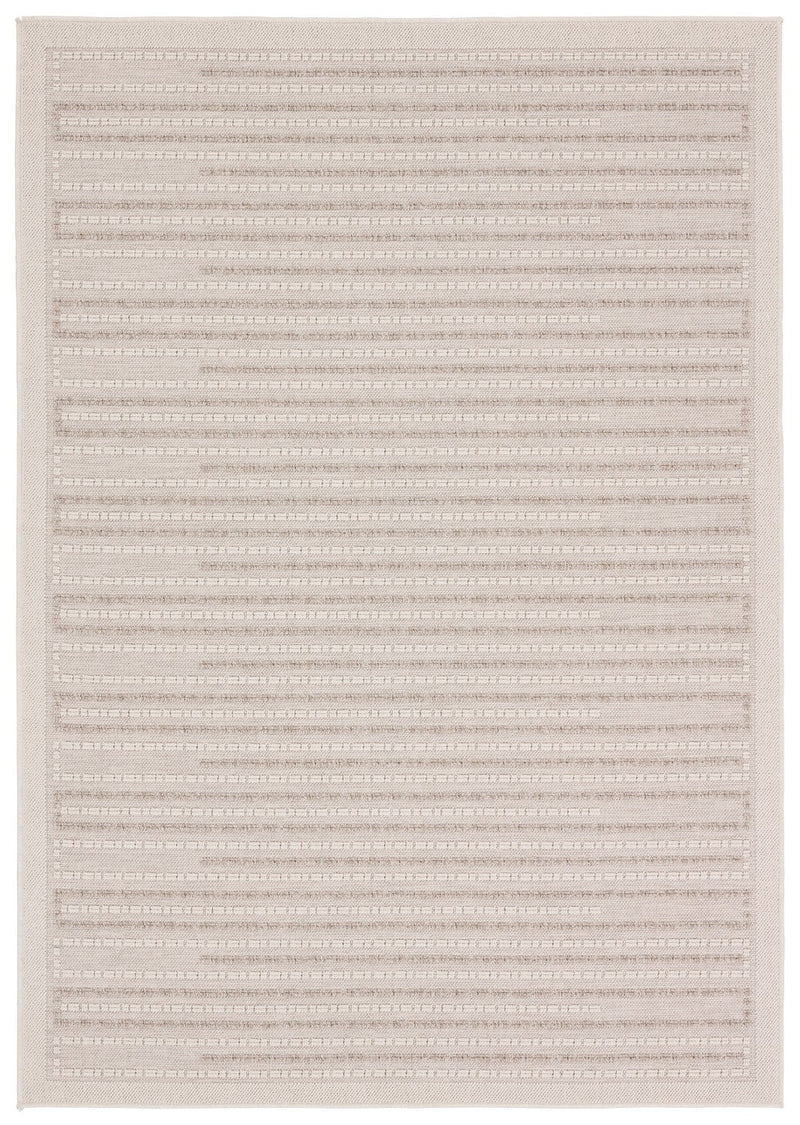 media image for Continuum Theorem Outdoor Striped Taupe Cream Rug By Jaipur Living Rug157315 1 244