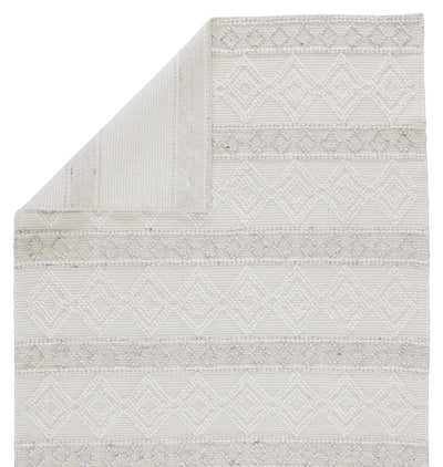product image for Adelie Indoor/Outdoor Trellis White & Light Grey Rug by Jaipur Living 11