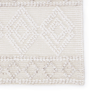 product image for Adelie Indoor/Outdoor Trellis White & Light Grey Rug by Jaipur Living 66