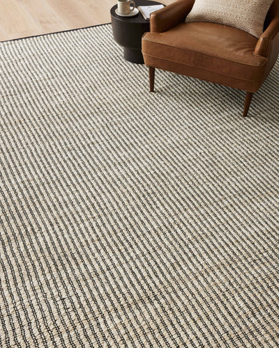 product image for Colton Hand Woven Ivory/Black Rug 97