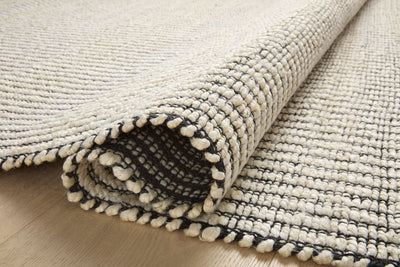 product image for Colton Hand Woven Ivory/Black Rug 89