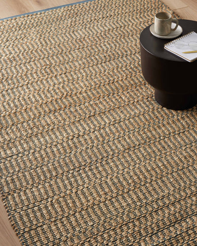 product image for Colton Hand Woven Natural/Navy Rug 23