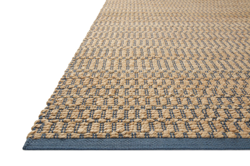 media image for Colton Hand Woven Natural/Navy Rug 276