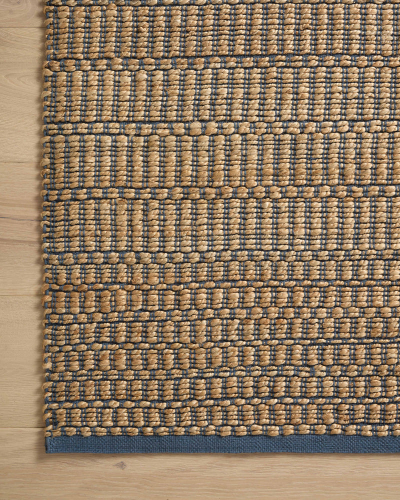 media image for Colton Hand Woven Natural/Navy Rug 247