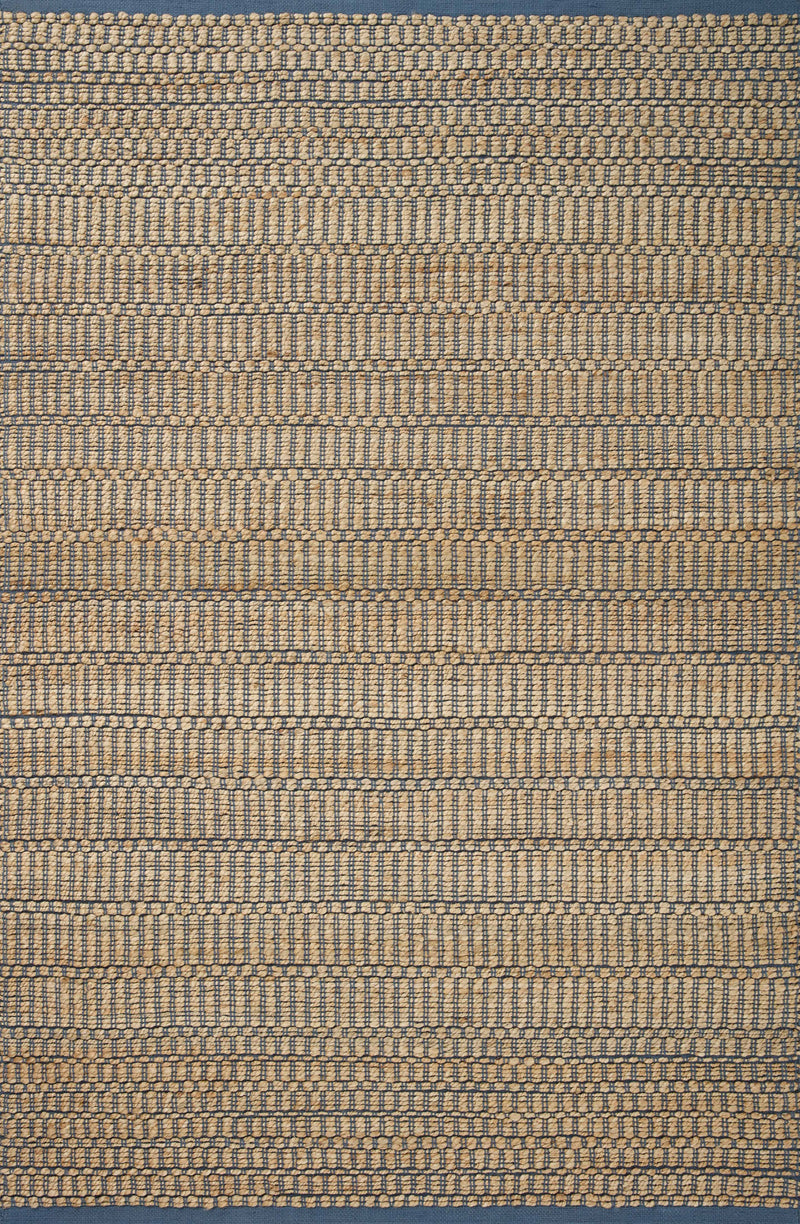 media image for Colton Hand Woven Natural/Navy Rug 245