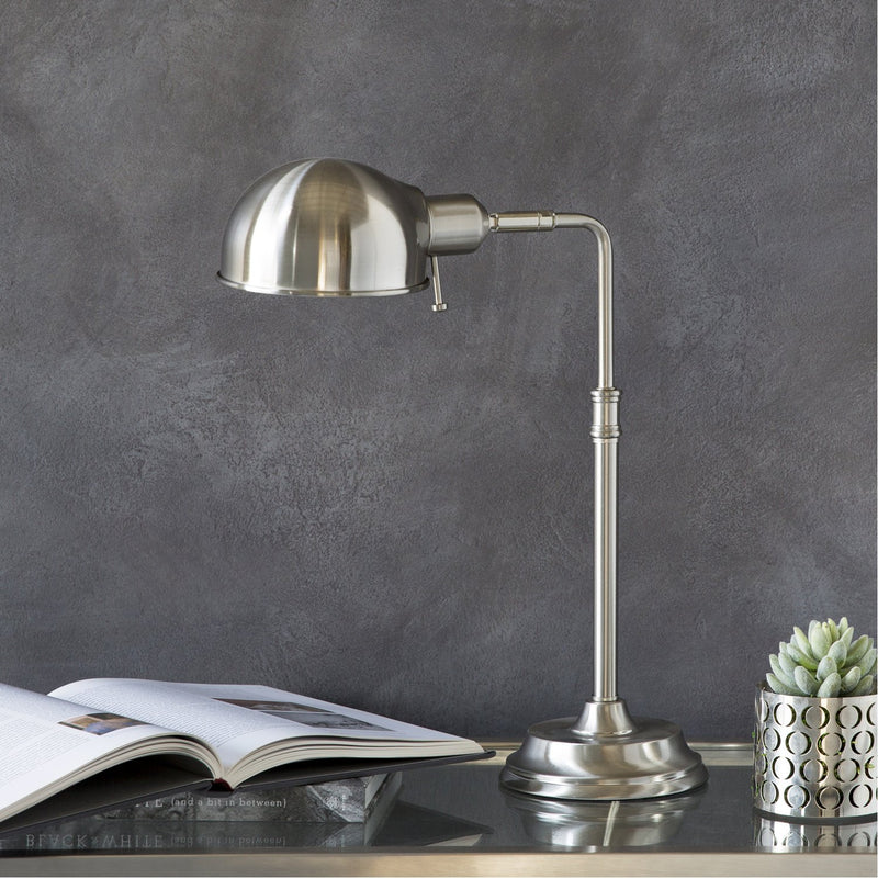 media image for Colton COLP-003 Table Lamp in Brushed Nickel by Surya 230