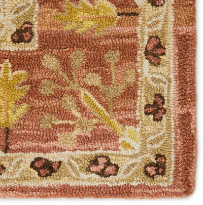 product image for ahava handmade oriental pink gold rug by jaipur living 5 88