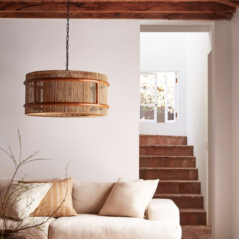 media image for wood jute chandelier by woven wjhplg na 2 235