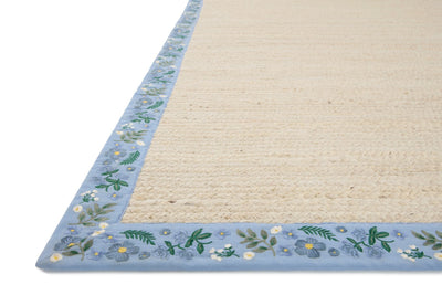 product image for costa braided ivory periwinkle rug by rifle paper co x loloi costcos 01ivpr160s 2 98
