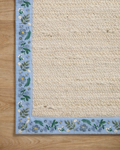 product image for costa braided ivory periwinkle rug by rifle paper co x loloi costcos 01ivpr160s 3 44