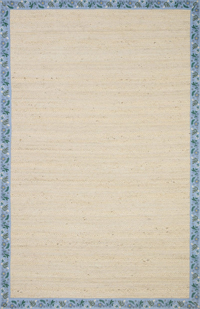 product image of costa braided ivory periwinkle rug by rifle paper co x loloi costcos 01ivpr160s 1 59