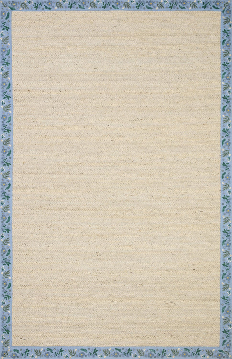 media image for costa braided ivory periwinkle rug by rifle paper co x loloi costcos 01ivpr160s 1 287