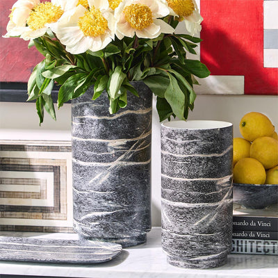 product image for  Pale Moon Ebony Faux Wood Vase 3