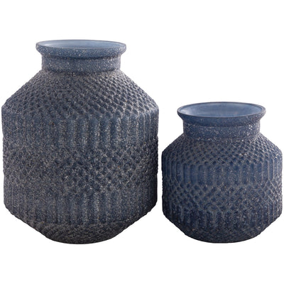 product image of Catalana CTA-001 Vase in Navy, 2-Piece Set by Surya 527