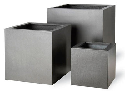 product image for Geo Cube Planter in Aluminum Finish design by Capital Garden Products 92