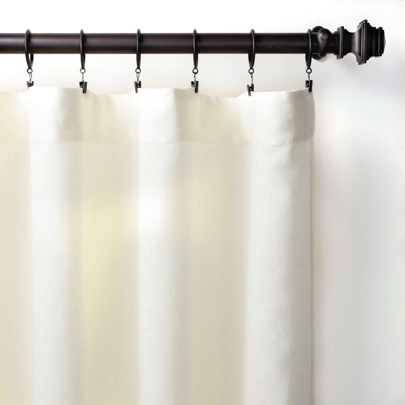 media image for lush linen ivory curtain panel by annie selke pc2360 w115108 1 246