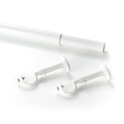 product image for stockbridge white curtain rod by annie selke pc2718 cr144 1 26