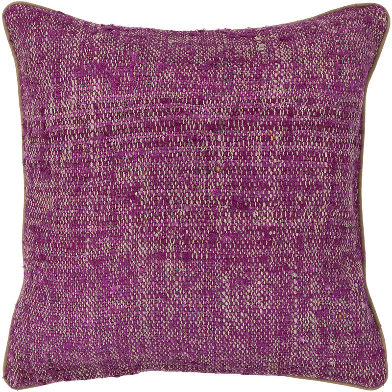media image for cotton velvet pillow in magenta natural design by chandra rugs 1 270