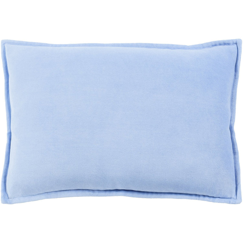media image for Cotton Velvet CV-015 Velvet Pillow in Bright Blue by Surya 252