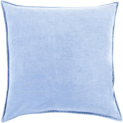product image for cotton velvet velvet pillow in bright blue by surya 2 33