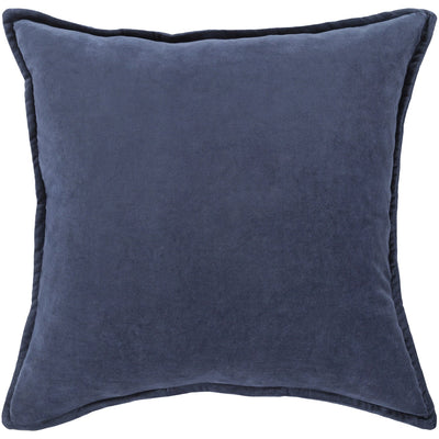 product image for cotton velvet velvet pillow in navy by surya 2 7