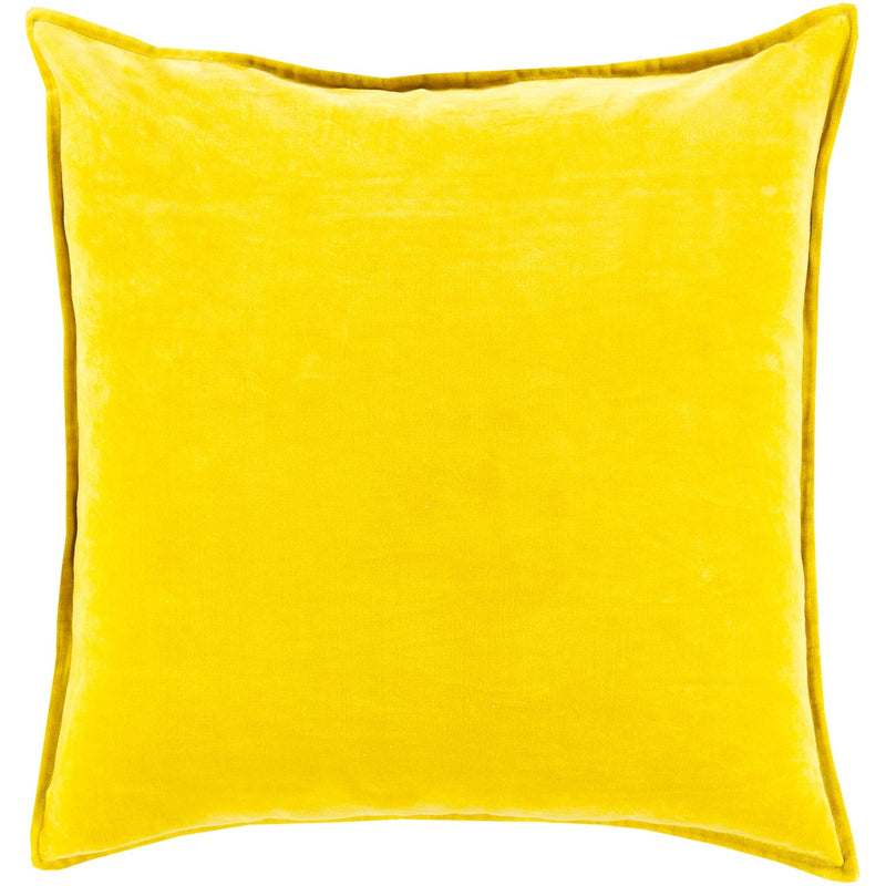 media image for cotton velvet velvet pillow in mustard by surya 2 252