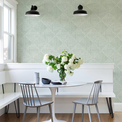 product image for Cade Green Geometric Wallpaper from the Scott Living II Collection by Brewster Home Fashions 2